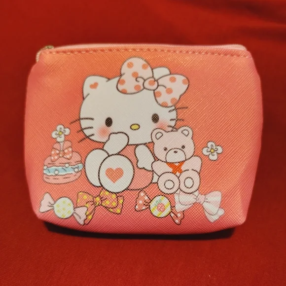Hello Kitty Keychain Coin Purse - Picture 1 of 6